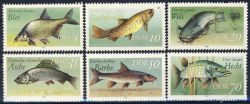 DDR 1987 Mi-Nr. 3095I-3100I ** Swasserfische