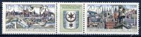 DDR 1990 Mi-Nr. 3338-3339 (ZD) ** Briefmarkenausstellung der Jugend