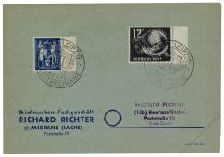 DDR 1949 FDC Mi-Nr. 245 SSt. Tag der Briefmarke