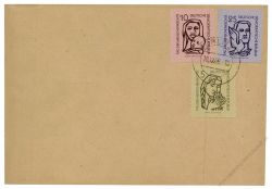 DDR 1956 FDC Mi-Nr. 548-550 ESt. Tag der Menschenrechte