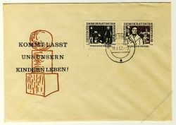 DDR 1957 FDC Mi-Nr. 564-565 ESt. 175. Geburtstag von Friedrich Frbel