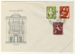 DDR 1957 FDC Mi-Nr. 586-591 SSt. Zurckgefhrte Gemlde