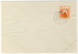 DDR 1958 FDC Mi-Nr. 634 ESt. Bau des Seehafens Rostock