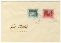 DDR 1959 FDC Mi-Nr. 733-734 ESt. 200. Geburtstag von Friedrich Schiller