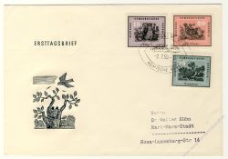 DDR 1959 FDC Mi-Nr. 698-703 SSt. Heimische Vgel