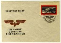 DDR 1960 FDC Mi-Nr. 804-806 mit Nr. 805B SSt. 125 Jahre Deutsche Eisenbahnen