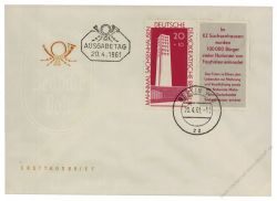 DDR 1960 FDC Mi-Nr. 783 (ZD) ESt. Nationale Mahn- und Gedenksttte Sachsenhausen