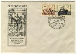 DDR 1961 FDC Mi-Nr. 817-820 SSt. Hochseefischerei