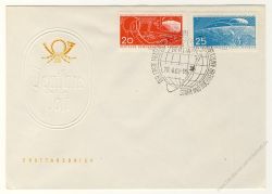 DDR 1961 FDC Mi-Nr. 822-824 SSt. Erster bemannter Weltraumflug