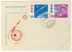 DDR 1961 FDC Mi-Nr. 863-868 SSt. Besuch des sowjetischen Kosmonauten German Titow