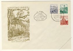 DDR 1961 FDC Mi-Nr. 835-837 ESt. Landschaften und historische Bauten