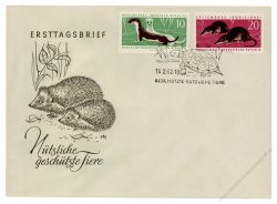 DDR 1962 FDC Mi-Nr. 869-872 SSt. Geschtzte Tiere