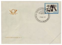 DDR 1962 FDC Mi-Nr. 916 SSt. 10 Jahre Hochschule fr Verkehrswesen 