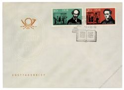 DDR 1963 FDC Mi-Nr. 952-955 SSt. Berhmte deutsche Schriftsteller und Opernkomponisten