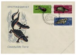 DDR 1963 FDC Mi-Nr. 978-982 SSt. Geschtzte Tiere