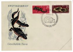 DDR 1963 FDC Mi-Nr. 978-982 SSt. Geschtzte Tiere