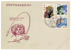 DDR 1963 FDC Mi-Nr. 993-996 SSt. Besuch sowjetischer Kosmonauten