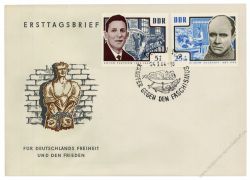 DDR 1964 FDC Mi-Nr. 1014-1019 SSt. Erhaltung der Nationalen Mahn- und Gedenksttten