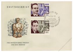 DDR 1964 FDC Mi-Nr. 1014-1019 SSt. Erhaltung der Nationalen Mahn- und Gedenksttten