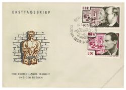 DDR 1964 FDC Mi-Nr. 1014-1019 SSt. Erhaltung der Nationalen Mahn- und Gedenksttten