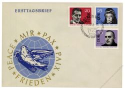 DDR 1964 FDC Mi-Nr. 1049-1051 SSt. Fr den Weltfrieden