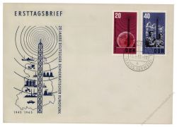 DDR 1965 FDC Mi-Nr. 1111-1112 ESt. 20 Jahre Deutscher Demokratischer Rundfunk