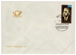 DDR 1965 FDC Mi-Nr. 1121 SSt. 90. Geburtstag von Wilhelm Klz