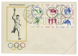 DDR 1964 FDC Mi-Nr. 1039-1044 (ZD) SSt. Olympische Sommerspiele