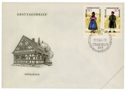 DDR 1964 FDC Mi-Nr. 1074-1079 (ZD) SSt. Volkstrachten