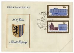 DDR 1965 FDC Mi-Nr. 1126-1129 SSt. 800 Jahre Stadt Leipzig