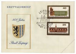 DDR 1965 FDC Mi-Nr. 1126-1129 SSt. 800 Jahre Stadt Leipzig