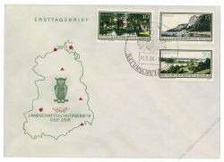 DDR 1966 FDC Mi-Nr. 1179-1184 SSt. Natur- und Landschaftsschutzgebiete