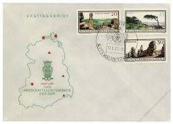 DDR 1966 FDC Mi-Nr. 1179-1184 SSt. Natur- und Landschaftsschutzgebiete