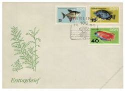 DDR 1966 FDC Mi-Nr. 1221-1226 SSt. Zierfische