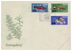 DDR 1966 FDC Mi-Nr. 1221-1226 SSt. Zierfische