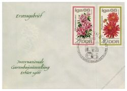 DDR 1966 FDC Mi-Nr. 1189-1192 SSt. Internationale Gartenbau-Ausstellung (IGA) Erfurt