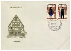 DDR 1966 FDC Mi-Nr. 1214-1219 (ZD) SSt. Volkstrachten