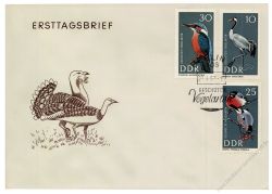 DDR 1967 FDC Mi-Nr. 1272-1277 SSt. Geschtzte Vgel