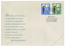 DDR 1968 FDC Mi-Nr. 1375-1376 SSt. Kinder- und Jugendspartakiade