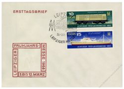 DDR 1968 FDC Mi-Nr. 1349-1350 SSt. Leipziger Frhjahrsmesse