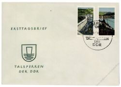 DDR 1968 FDC Mi-Nr. 1400-1403 SSt. Nach 1945 erbaute Talsperren