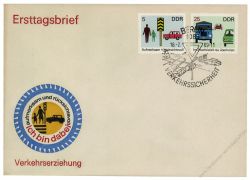 DDR 1969 FDC Mi-Nr. 1444-1447 SSt. Sicherheit im Straenverkehr