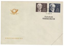 DDR 1969 FDC Mi-Nr. 1440-1443 SSt. Berhmte Persnlichkeiten