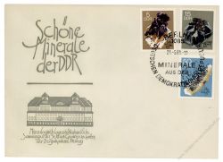 DDR 1969 FDC Mi-Nr. 1468-1473 SSt. Minerale der Bergakademie Freiberg