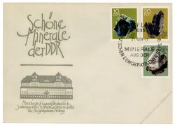 DDR 1969 FDC Mi-Nr. 1468-1473 SSt. Minerale der Bergakademie Freiberg