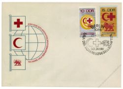 DDR 1969 FDC Mi-Nr. 1466-1467 SSt. 50 Jahre Liga der Rotkreuzgesellschaften
