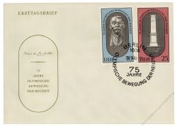 DDR 1969 FDC Mi-Nr. 1489-1490 SSt. 75 Jahre olympische Bewegung der Neuzeit