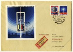 DDR 1969 FDC Mi-Nr. 1509-1510, 1511 (Block 30) SSt. 20 Jahre DDR: Erffnung des Fernseh- und UKW-Turms der Deutschen Post
