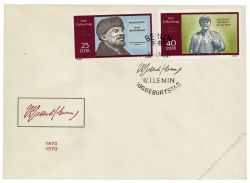 DDR 1970 FDC Mi-Nr. 1557-1561 SSt. 100. Geburtstag von Wladimir Iljitsch Lenin