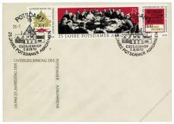 DDR 1970 FDC Mi-Nr. 1598-1600 (ZD) SSt. 25. Jahrestag der Unterzeichnung des Potsdamer Abkommens